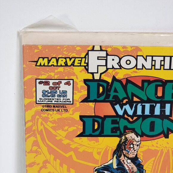 4 Book Lot Dances With Demons 1-4 Complete Mini Series | VG+ B&B Marvel‎ 1993 - Picture 8 of 16